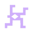 diamond.stl Tänzerin Puzzle. 5 Rätsel in 1.