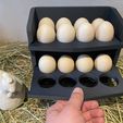 Rangement-stockage-porte-oeufs-6.jpg Egg storage - Egg holders - Egg carriers - Egg storage - Hen eggs - Refrigerator organization box