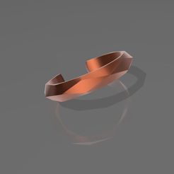 bracelet origami_1.JPG Download free 3MF file Origami Bracelet 3DFG • 3D printing design, 3dfgbzh