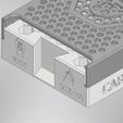ISO-closeup.jpg STL-Datei 9mm 100x Lagerung passt in 7.62 NATO Munitionsdose・Design für den 3D-Druck zum Herunterladen