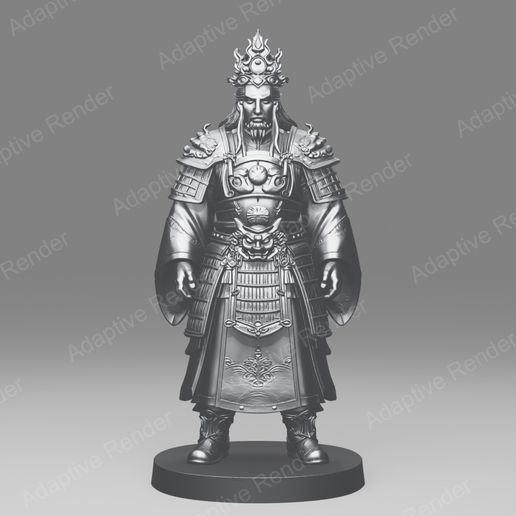 Susanoo STL Files, Japanese Storm God Fantasy Miniature, 3D Print Files for Tabletop RPG, Resin & FDM Digital Download