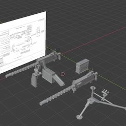 cal.30.jpg Fichier 3D Cal.30 - Browning M1919 avec trepieds et support Jeep 1/18-1/16-1/6 et 1/20・Modèle imprimable en 3D à télécharger
