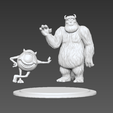 6.png James P. Sullivan sully y mike wazowski de monsters inc y monsters university pose divertida