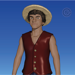 luffy-figura-render-2.png Archivo STL MONKEY D LUFFY, ONE PIECE (LIVE ACTION NETFLIX) IÑAKI GODOY FIGURA・Modelo de impresión 3D para descargar