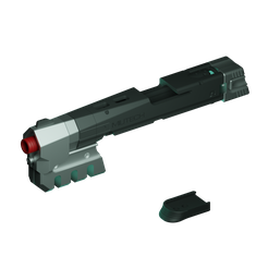 cyberpunk-pistol2.png STL file Airsoft AAP-01 Cyberpunk2077 militech M10 pistol conversion kit・3D printing idea to download
