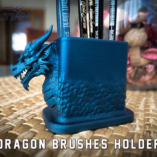 Dragon Brushes Holder