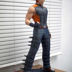 IMG_1199.jpg 3D-Datei Tekken Hwoarang Fan Art Statue 3d Print Model・Modell zum Herunterladen und 3D-Drucken