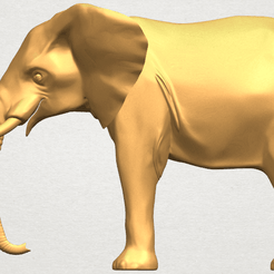 TDA0592 Elephant 07 A01.png Archivo 3D gratis Elefante 07・Plan de impresión en 3D para descargar, GeorgesNikkei