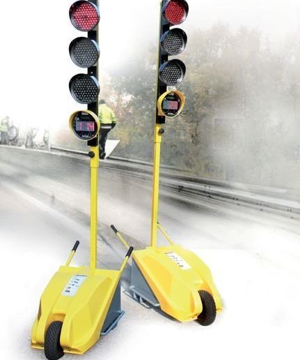 Temporary construction site traffic lights 1/10 , 1/14 , 1/16 , 1/18 and 1/87. - 3D model önizlemesi