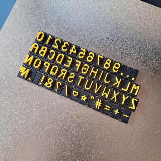 Alphabet-stamp_10.jpg Customizable Letter & Number Stamp Set - Modular Alphabet for Clay, Soap & Craft Projects