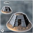 2.jpg Modern octagonal metal bunker with rivets (6) - Modern WW2 WW1 World War Diaroma Wargaming RPG Mini Hobby