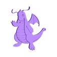 Dragonite_key.stl Dragonite Schlüsselanhänger