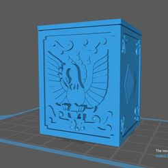 fenix.JPG Free STL file saint seiya fenix box・3D printable model to download