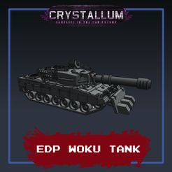 EDP-Woku-Tank.jpg Archivo STL gratis Pacto defensivo Enclave Tanque Woku・Modelo de impresión 3D para descargar