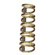 Tri-cluster-open-wide-band-size6to10-04.jpg Triangular diamond cluster open ring US sizes 6to10 3D print model