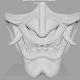 7.png OBJ-Datei Hanya Mask HalfMask kostenlos herunterladen • Objekt zum 3D-Drucken, manosh0303