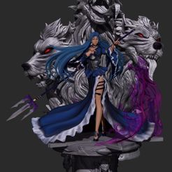 photo_2022-03-24_10-10-43.jpg STL file Pandora and Cerberus - Saint Seiya・Template to download and 3D print