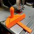 mitre2.jpg Free STL file Ryobi 900 Band Saw Mitre gauge・3D print design to download