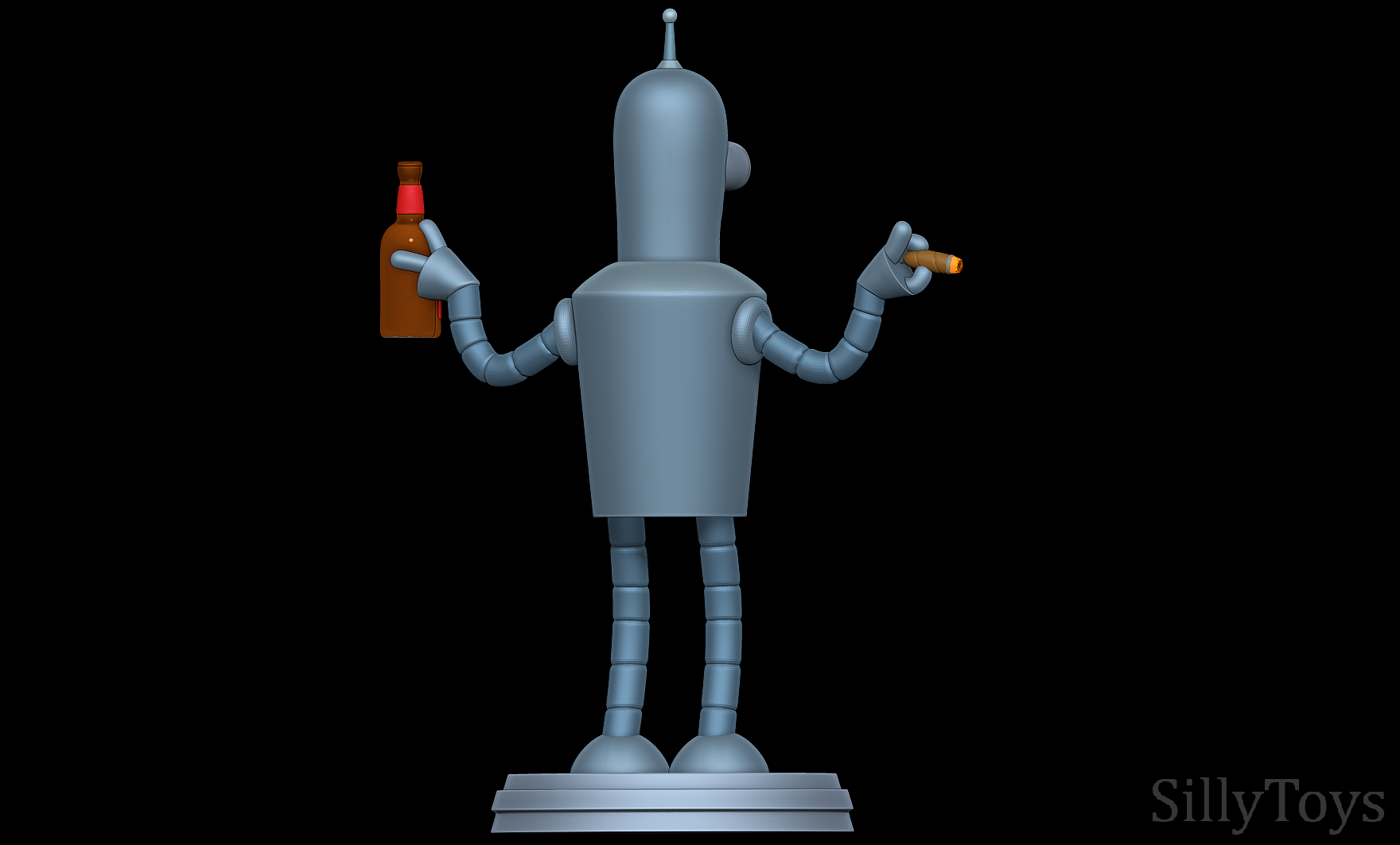 Archivo 3D Bender Bending Rodríguez - Futurama・Diseño De Impresión En ...