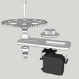 e769e6f2193a6bf6cc414df670dee7da_preview_featured.jpg Free STL file Servo pan reduction gear set・3D printable model to download