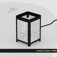cubilampe_art_deco_v1-01.jpg Archivo STL Cubilampe Lámpara de mesa・Modelo para descargar y imprimir en 3D