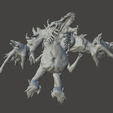 5.png BRUTE NECROMORPH - DEAD SPACE REMAKE  BOSS - ULTRA HIGH DETAILED MESH - HIGH POLY STL FOR 3D PRINTING