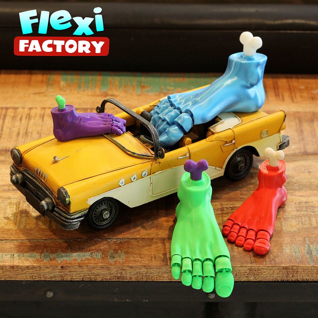 Foot_5.jpg STL-Datei Flexi Print-in-Place Fuß herunterladen • Vorlage für den 3D-Druck, FlexiFactory