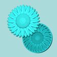 s9-0.jpg Sunflower 09 - Silicone Mold Maker - Template