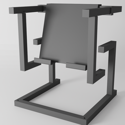 StandWhiteBackground.png Fichier 3D Tensegrity Phone Stand・Objet imprimable en 3D à télécharger