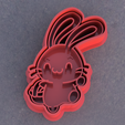 CanasConejo2.png Easter Cookie Cutter Set: Easter Bunny. Easter Cookie Cutter Pack: Easter Bunny.