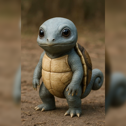 Squirtle Pokemon STL - 3D Print Squirtle - Pokemon Squirtle Model - Squirtle Toy 3D - Squirtle Figurine STL 3D model