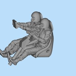 1.jpg Fichier 3D Impression 3D Prêt à l'emploi Pilote Voiture de course Rallye Homme Pilote de course・Objet imprimable en 3D à télécharger, ITman3D