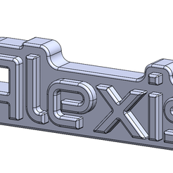 Alexis.png Download free STL file Alexis key ring • 3D printable design, Alexis3d