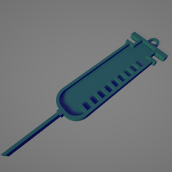 jeringa.png Файл OBJ кольцо для ключей в виде шприца・3D-печатный дизайн для загрузки