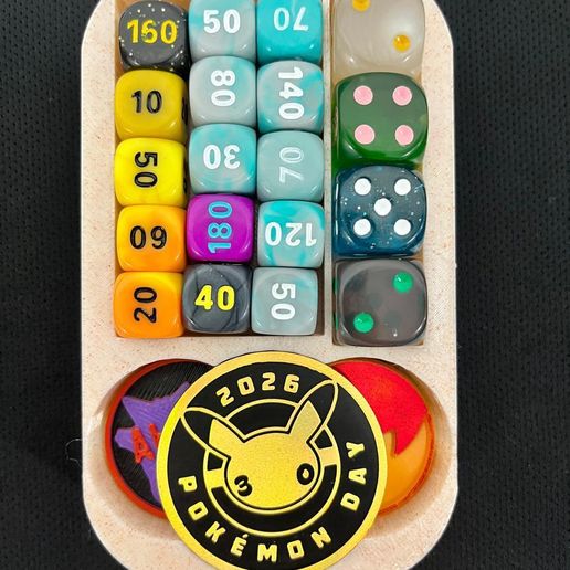 TCG Dice and Coin Organizer