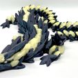 Gem-7.jpg Gemstone Dragon, Softer Crystal Dragon, Cinderwing3D, Articulating Flexible Dragon, Print-in-place, NO supports!