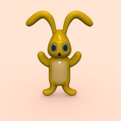 Bunny-3d-model-STL-3D-model-design-print-download-files,custom-3d-model-1.jpg Fichier STL Lapin Modèle 3D Modèle imprimé en 3D・Plan pour impression 3D à télécharger