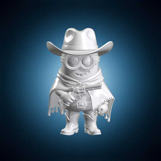 Outlaw Minion 3D Print Model Figurine