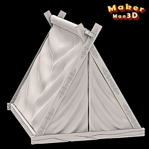 Cloth Tent 1 3D model