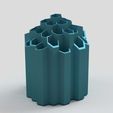 Hexagonal_pen_holder.jpg Hexagonal pen holder
