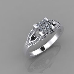 Mj608-No6.jpg Archivo 3D Anillo para mujer Mj608・Modelo de impresora 3D para descargar