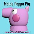 peppa-pig-1.jpg Peppa Pig Flowerpot Mold