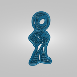 CookieCutters_Spidey_WYO3DP_Spiderman.png Spiderman Imprint Cookie Cutter from Spidey and His Amazing Friends