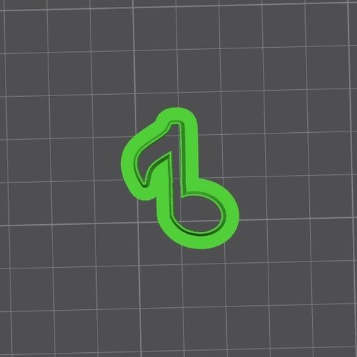 nota2-1.jpg Pack Cutter polymer clay / cookies shape Musical note #2