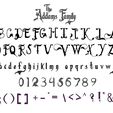 assembly4.jpg STL file Letters and Numbers The Addams Family Letters and Numbers | Logo・Template to download and 3D print