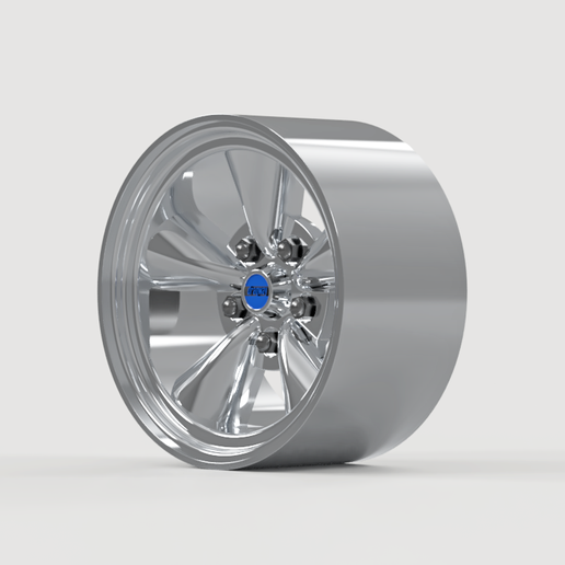 STAG-3.png 交错式轮辋套装 - Dragway "5辐条"--用于比例模型车的真实轮辋（STL 文件 - 带轮毂和不带轮毂）