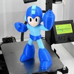 ¡Mega Man! Cada color es un STL separado!