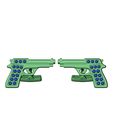 07.jpg Pistol Gun Cufflinks