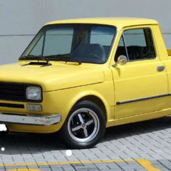 FIAT 147 PICKUP.png Free STL file FIAT 147 PICKUP・Object to download and to 3D print