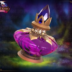 CharmPotion_RENDER.jpg STL file Charm Potion Dice Vault - SUPPORT FREE!・3D printable model to download